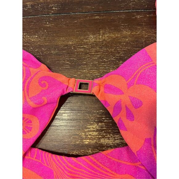 Sunshine 79 All A Flutter Keyhole Midriff One Piece Swimsuit Size 2 - Picture 5 of 8